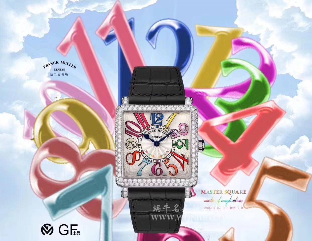 【GF复刻工艺新极致复刻高仿——最强女表】Franck MullerFranck MullerMASTER SQUARE系列6002 M QZ女士石英 wrist watch  / FL024