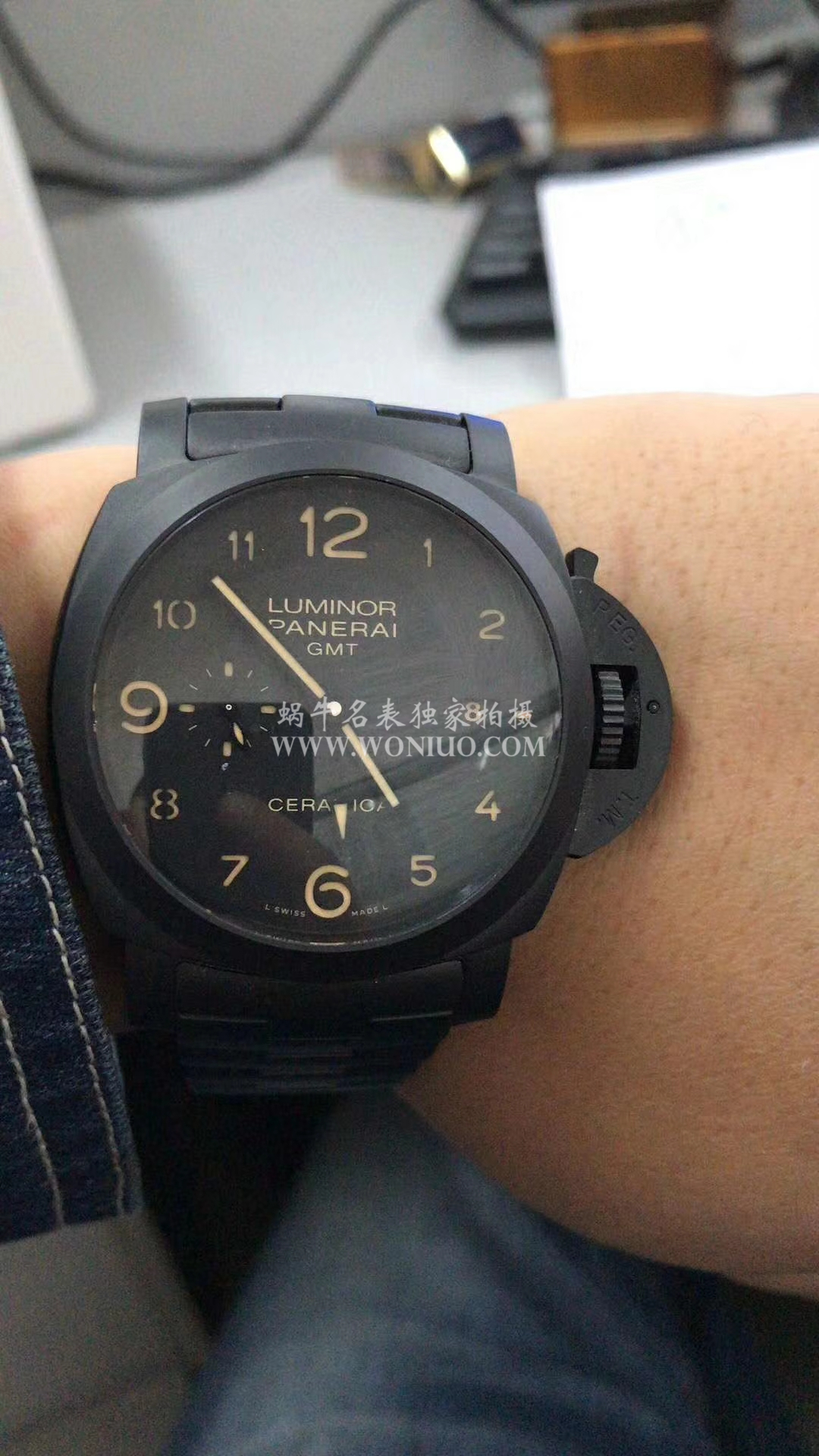 【 Video analysis VS一比一超A高仿手表】Panerai LUMINOR 1950系列PAM00438全 Composite  wrist watch  / VSBFPAM00438