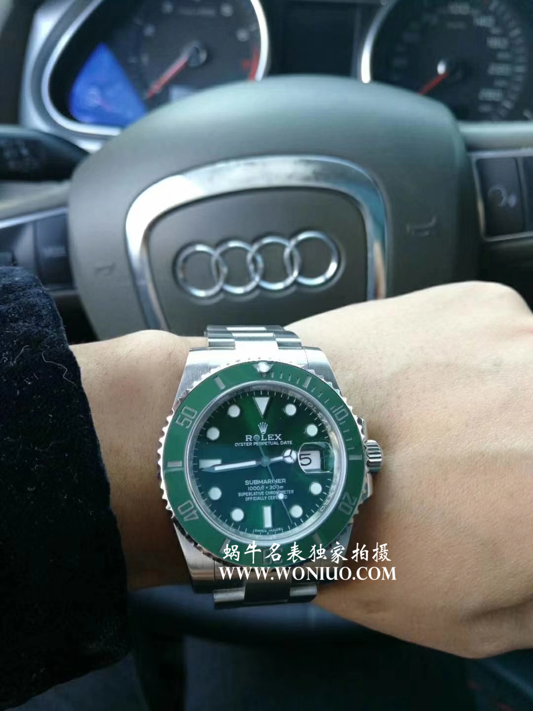 【独家视频测评N Factory 最新V7版本 Submariner 】1:1超A高仿 Rolex  Submariner 型系列116610LV-97200 绿盘 wrist watch ( Submariner ) / R106