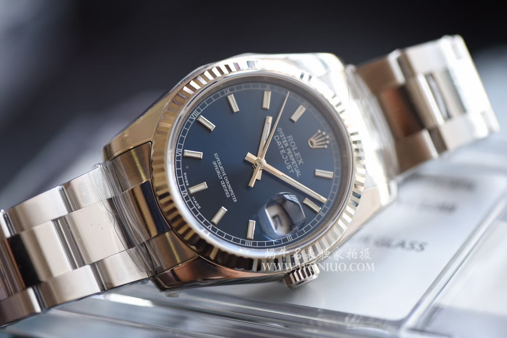 【AR一比一超A高仿表】 Rolex   Datejust 36系列116200-72600蓝盘 wrist watch  / RBD203