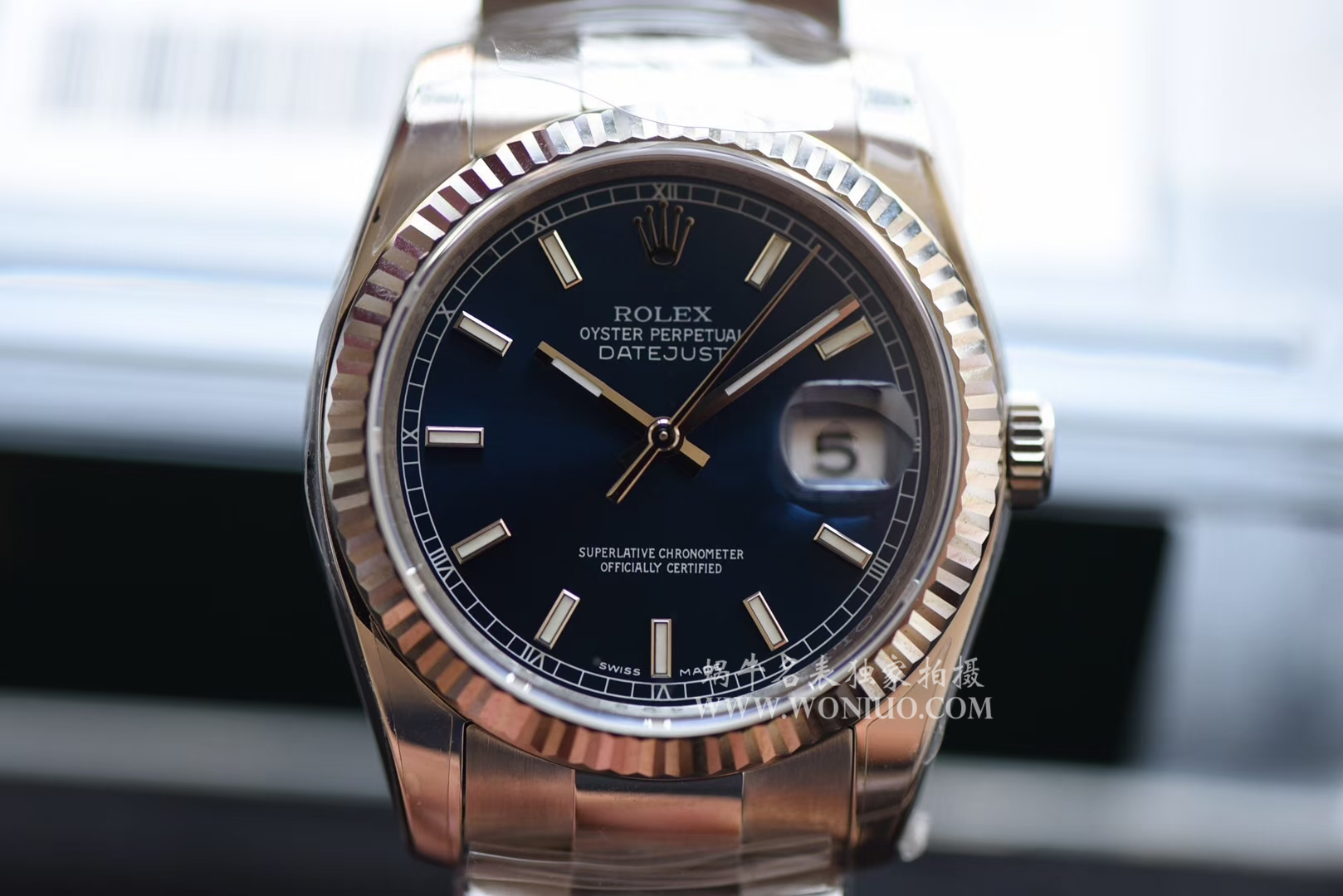 【AR一比一超A高仿表】 Rolex   Datejust 36系列116200-72600蓝盘 wrist watch  / RBD203
