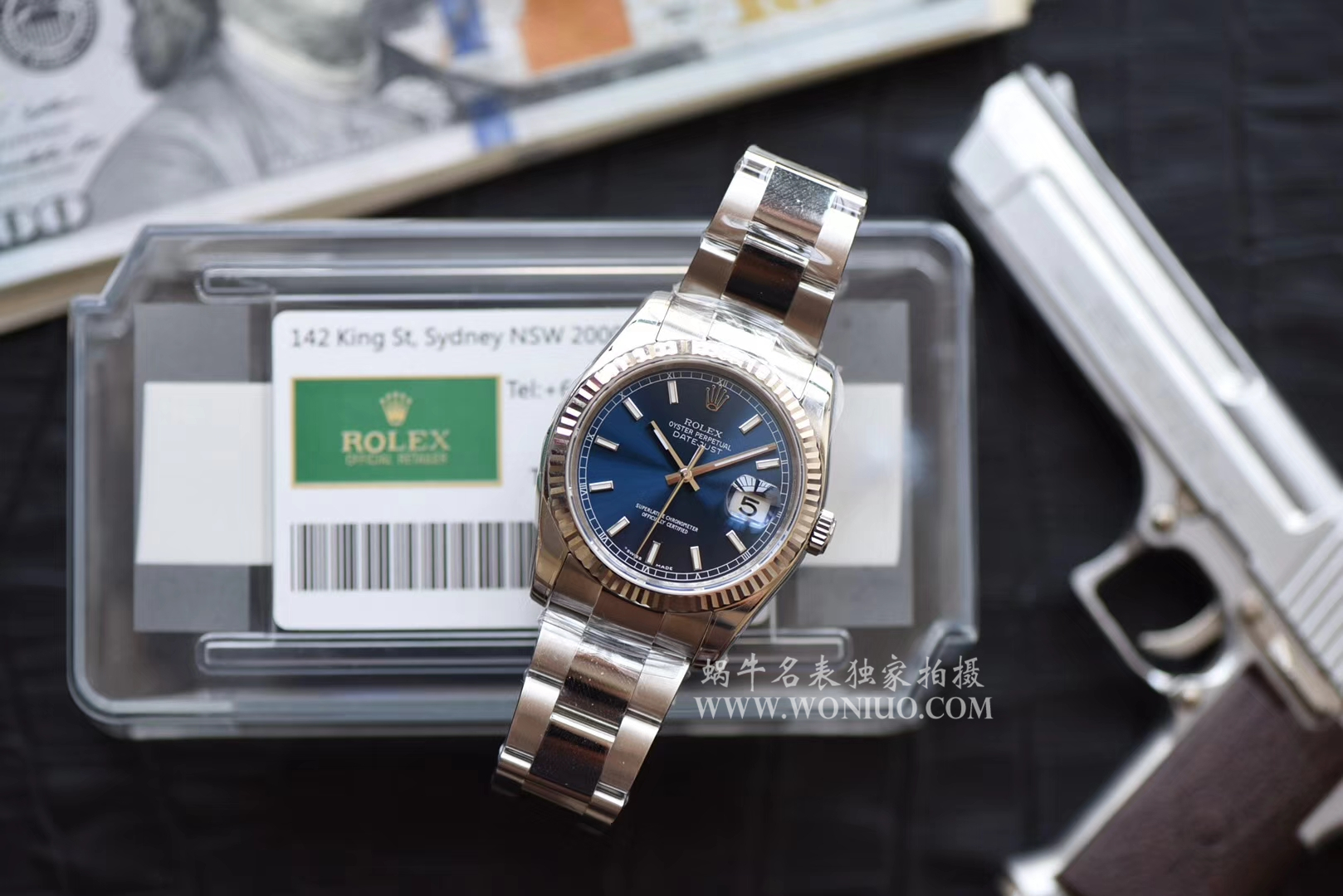 【AR一比一超A高仿表】 Rolex   Datejust 36系列116200-72600蓝盘 wrist watch  / RBD203