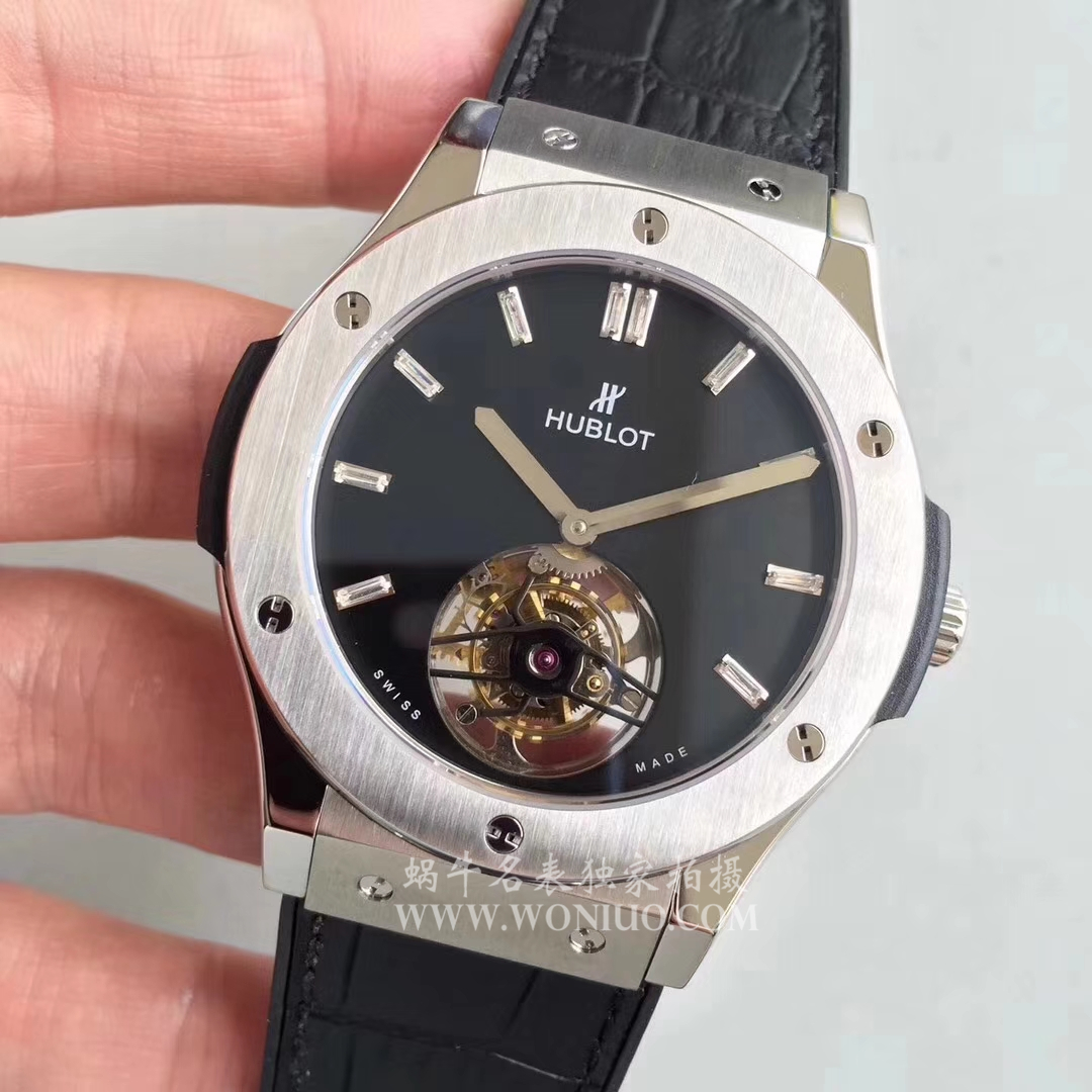 【TF一比一超A高仿手表】 hublot 经典融合系列 505.CS.1270.VR Tourbillon  wrist watch  / YB052