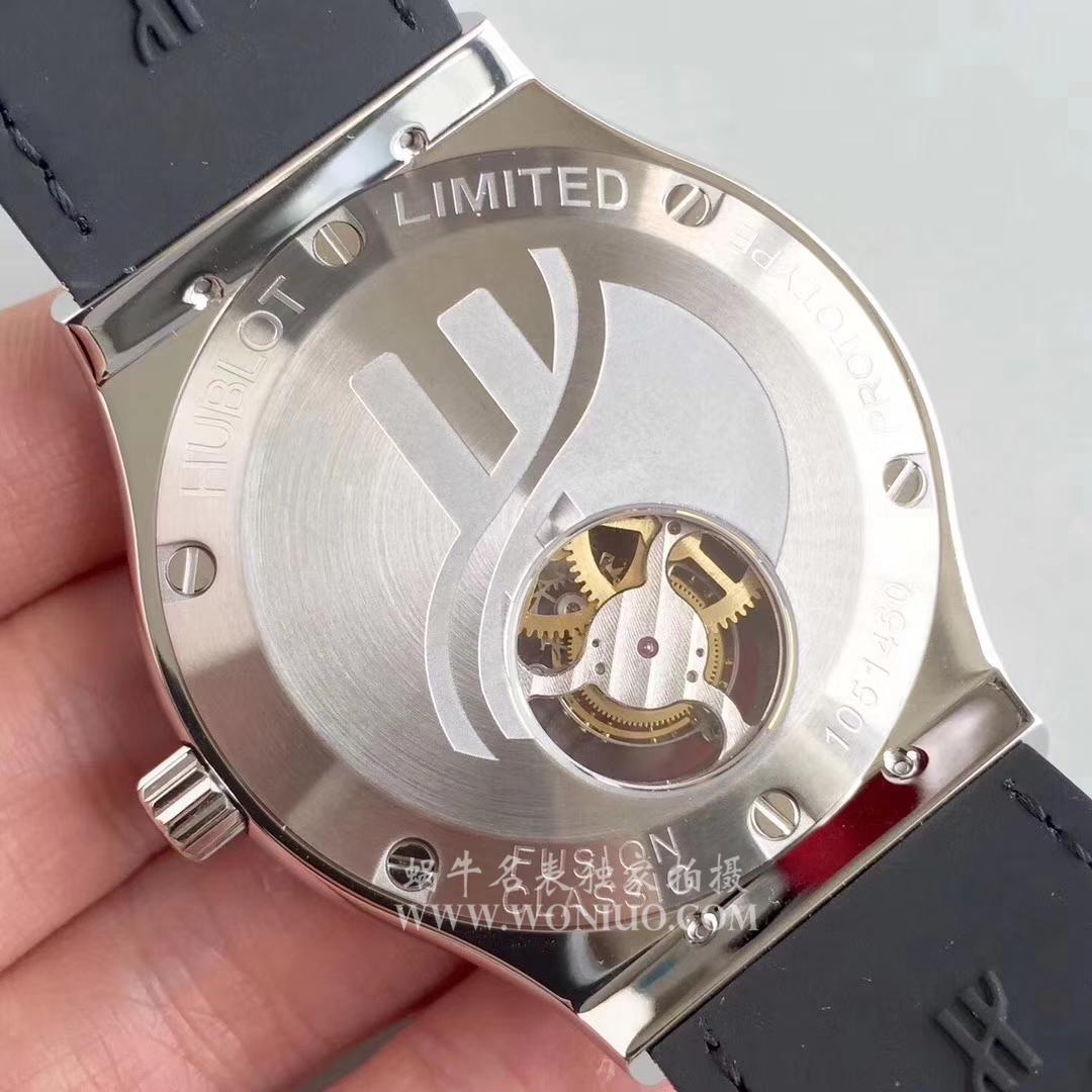 【TF一比一超A高仿手表】 hublot 经典融合系列 505.CS.1270.VR Tourbillon  wrist watch  / YB052
