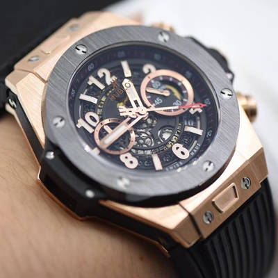 【JB一比一超A高仿手表】 hublot BIG BANG系列411.OX.1180.RX镂空 wrist watch 