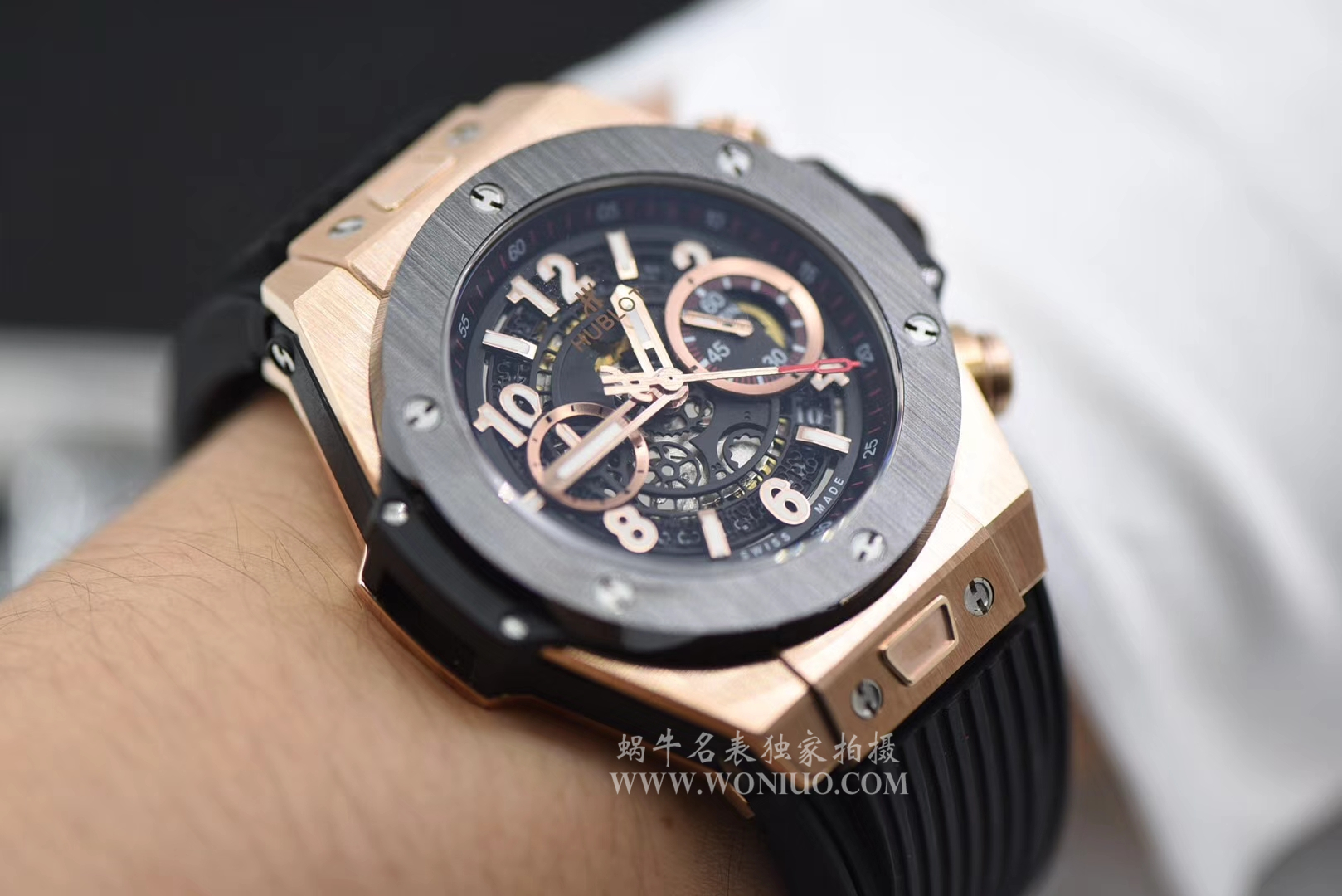 【JB一比一超A高仿手表】 hublot BIG BANG系列411.OX.1180.RX镂空 wrist watch  / YB054