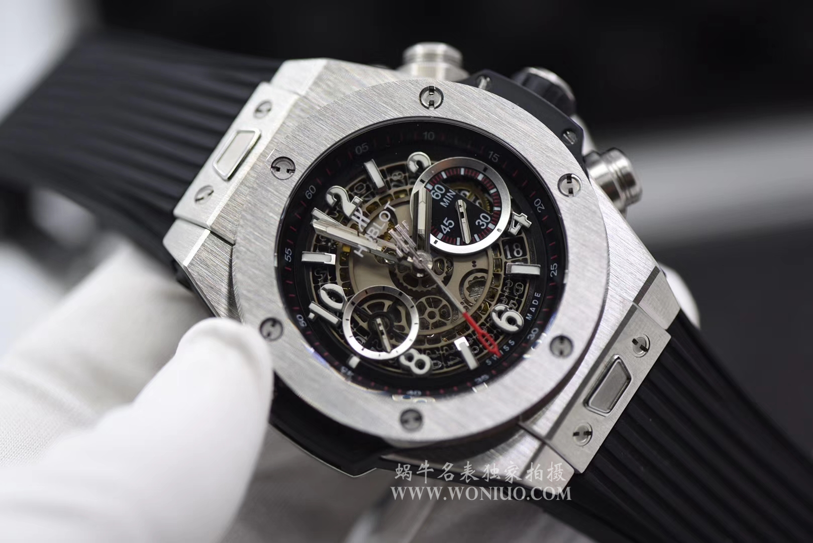 【JB一比一高仿手表】 hublot BIG BANG系列411.NM.1170.RX镂空 wrist watch  / YB055