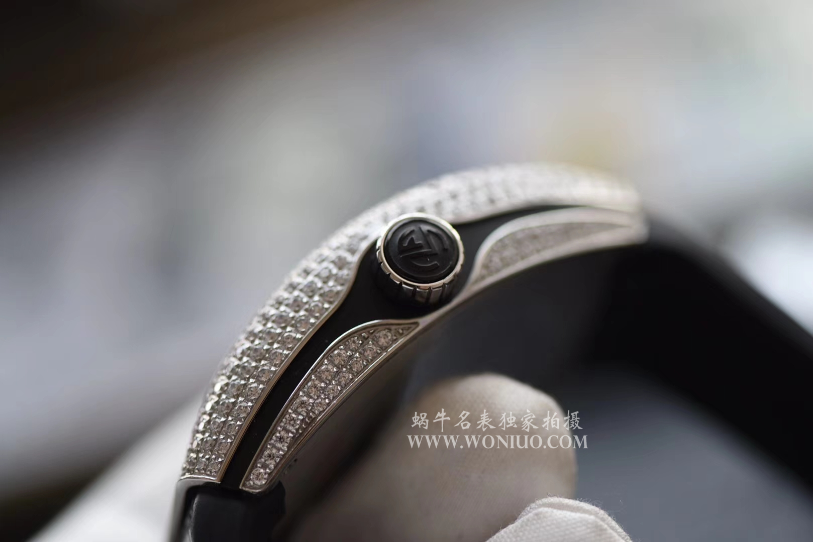 【FM一比一超A高仿手表】 Franck Muller VANGUARD系列Vanguard Lady 白金钻石腕錶 wrist watch  / Franck MullerFL013