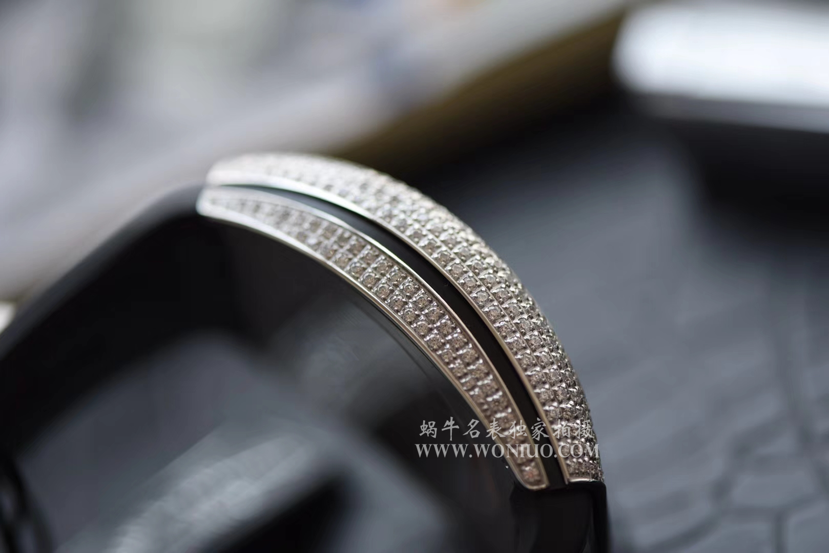 【FM一比一超A高仿手表】 Franck Muller VANGUARD系列Vanguard Lady 白金钻石腕錶 wrist watch  / Franck MullerFL013