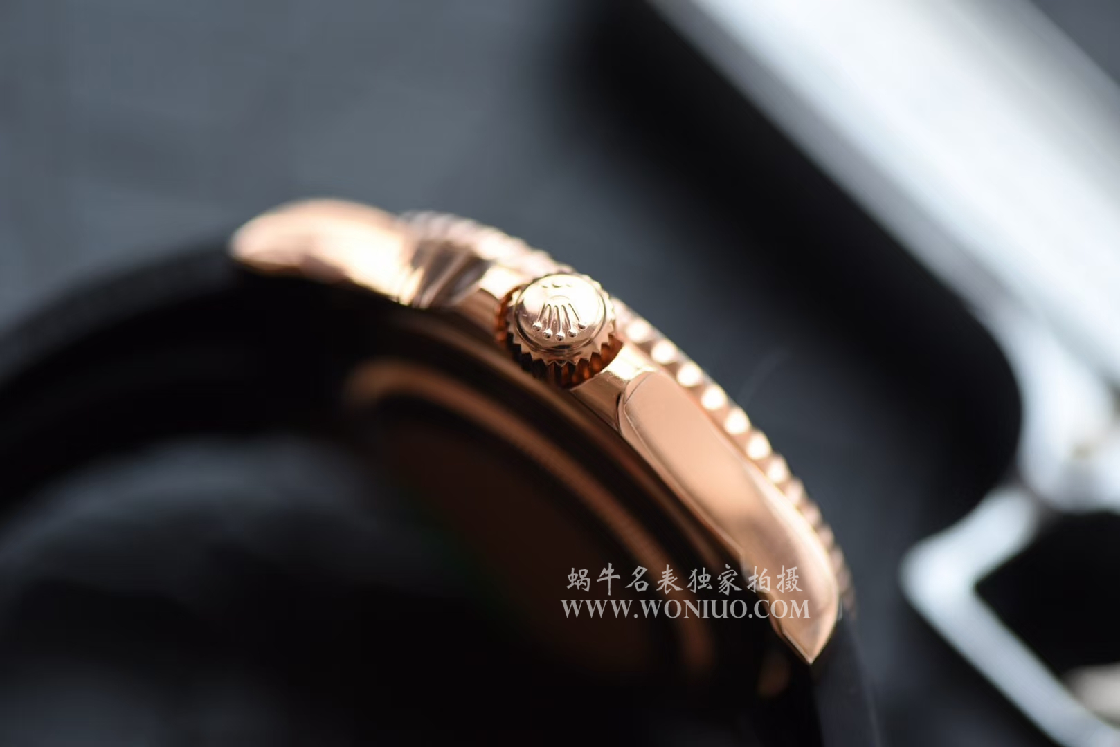 【独家视频测评NOOB Factory 1:1高仿手表】 Rolex  Yacht-Master 系列116655-Oysterflex bracelet金壳 wrist watch   / RBC018