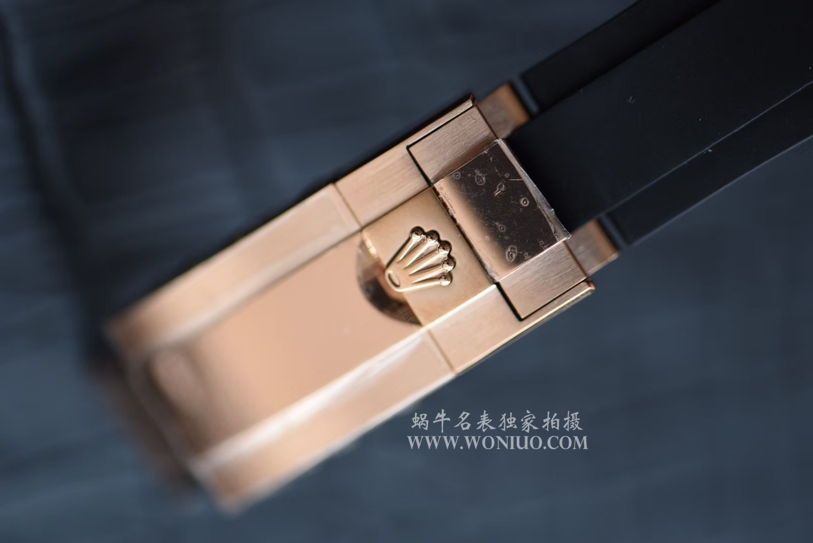【独家视频测评NOOB Factory 1:1高仿手表】 Rolex  Yacht-Master 系列116655-Oysterflex bracelet金壳 wrist watch   / RBC018