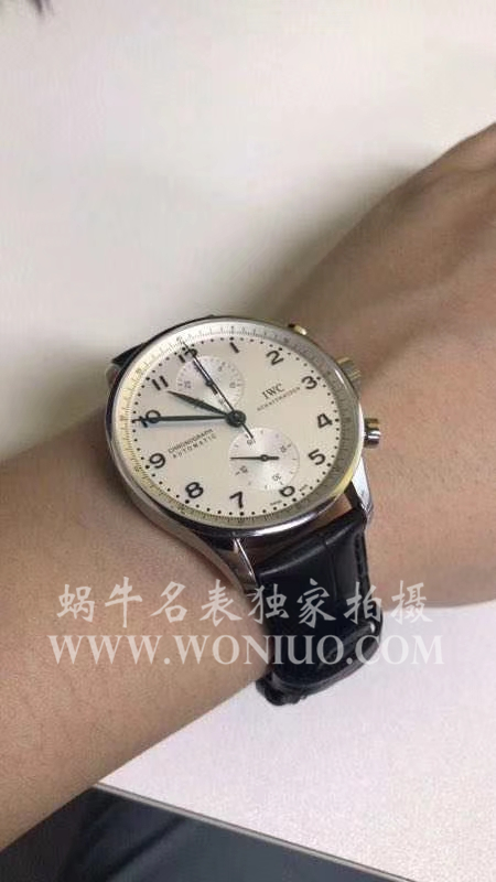【独家视频测评】【YL Factory V7版本一比一超A高仿手表】 IWC 葡萄牙计时系列IW371417 wrist watch （葡计烧钢蓝针） / WG275