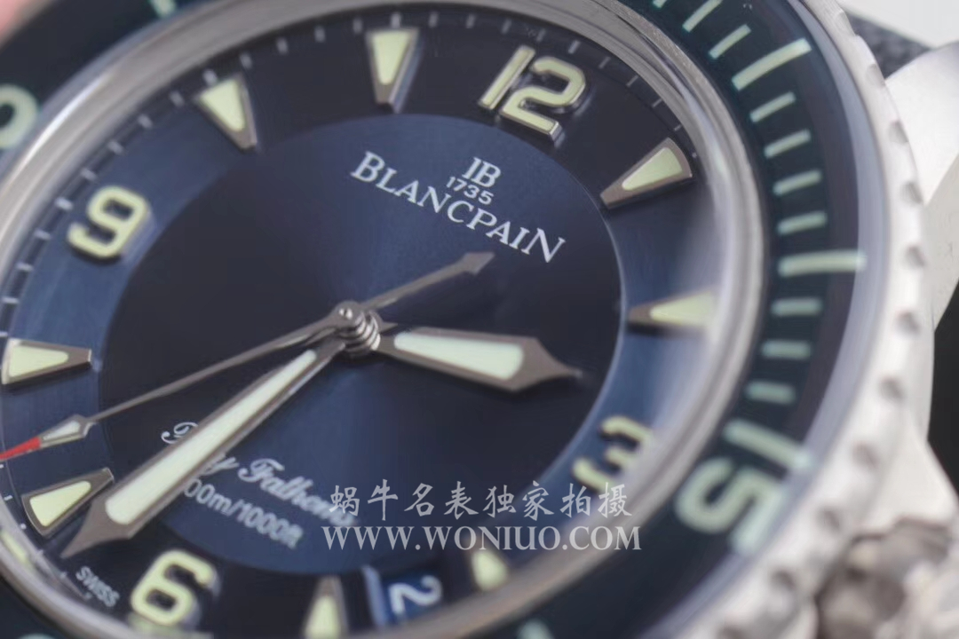 【ZF一比一超A高仿手表】Blancpain  Fifty Fathoms 系列5015-12B40-O52A蓝面背透 wrist watch  / BP038