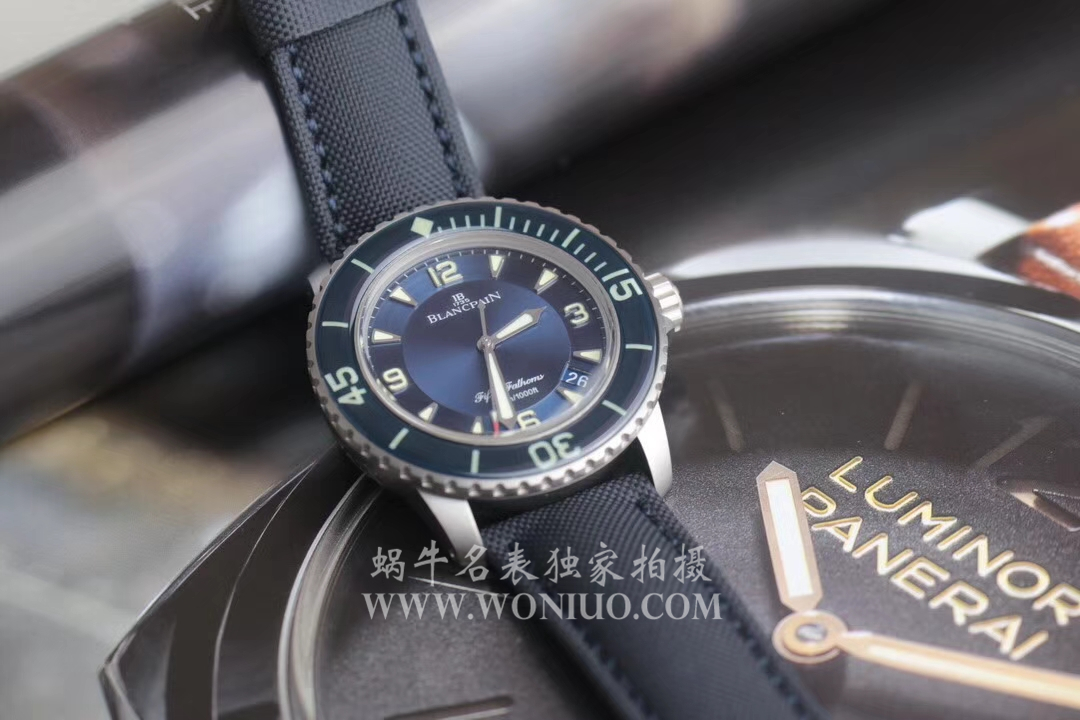 【ZF一比一超A高仿手表】Blancpain  Fifty Fathoms 系列5015-12B40-O52A蓝面背透 wrist watch  / BP038