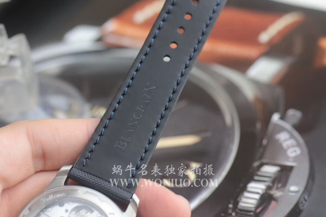 【ZF一比一超A高仿手表】Blancpain  Fifty Fathoms 系列5015-12B40-O52A蓝面背透 wrist watch  / BP038