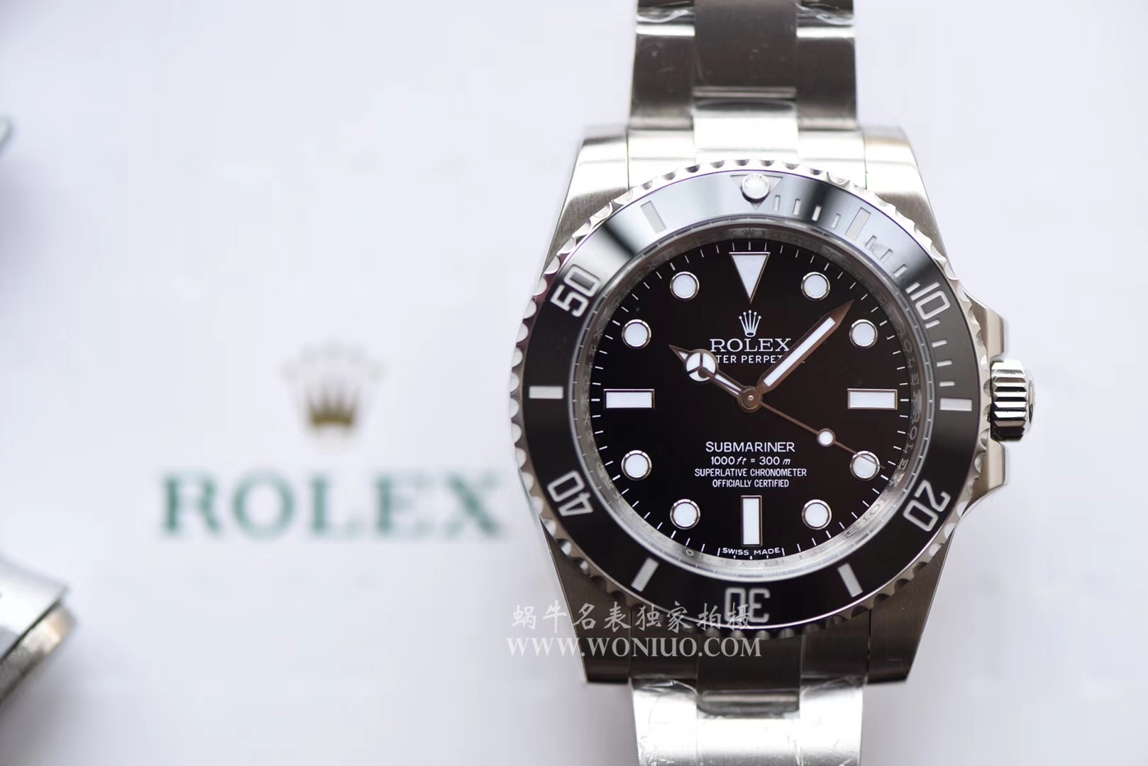 【N Factory 精品V7版】 Rolex  Submariner 型复刻高仿114060-97200 黑盘 wrist watch 《无历 Submariner 》 / R031