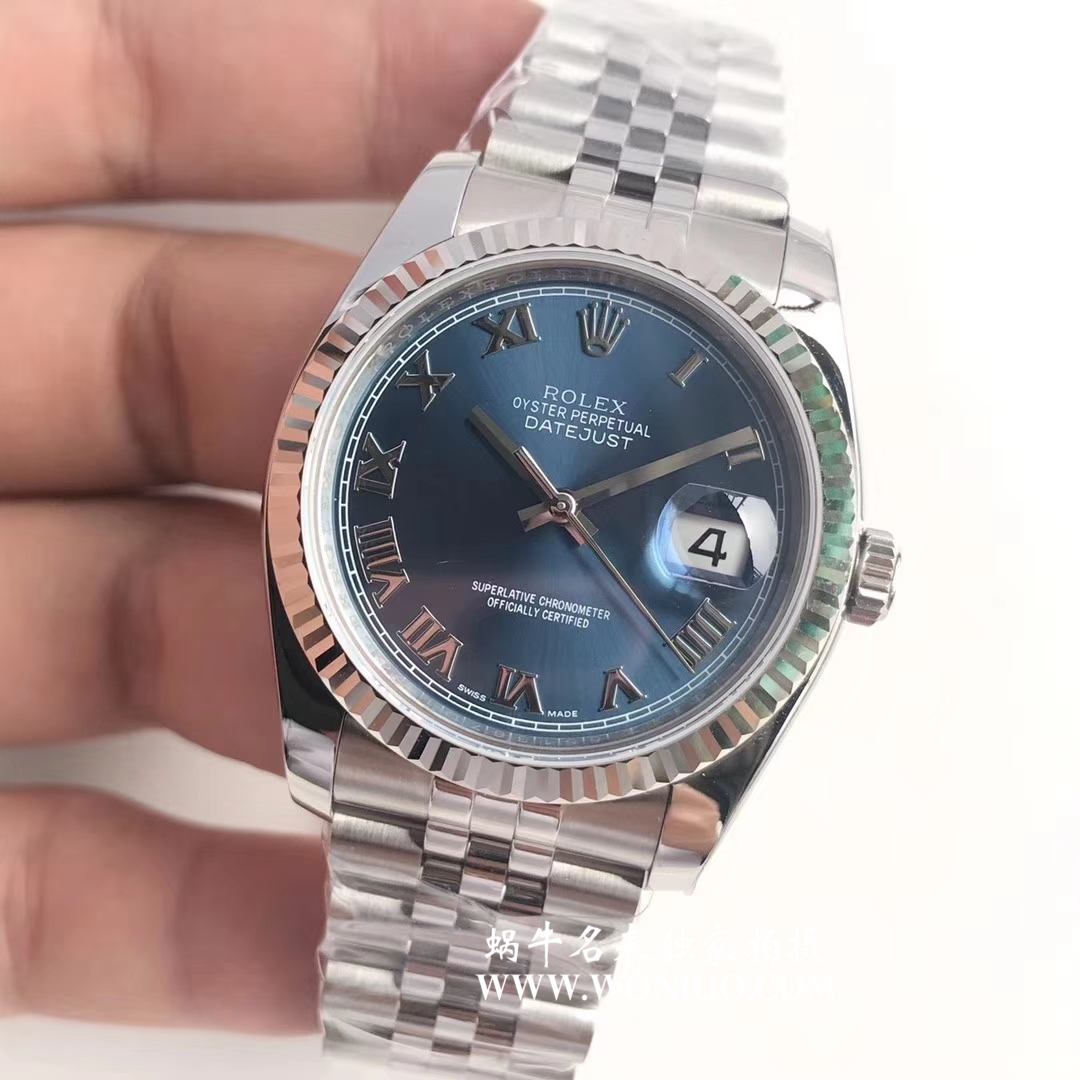 【AR一比一超A高仿表】 Rolex   Datejust 36系列116200-72600蓝盘 wrist watch  / RBD203