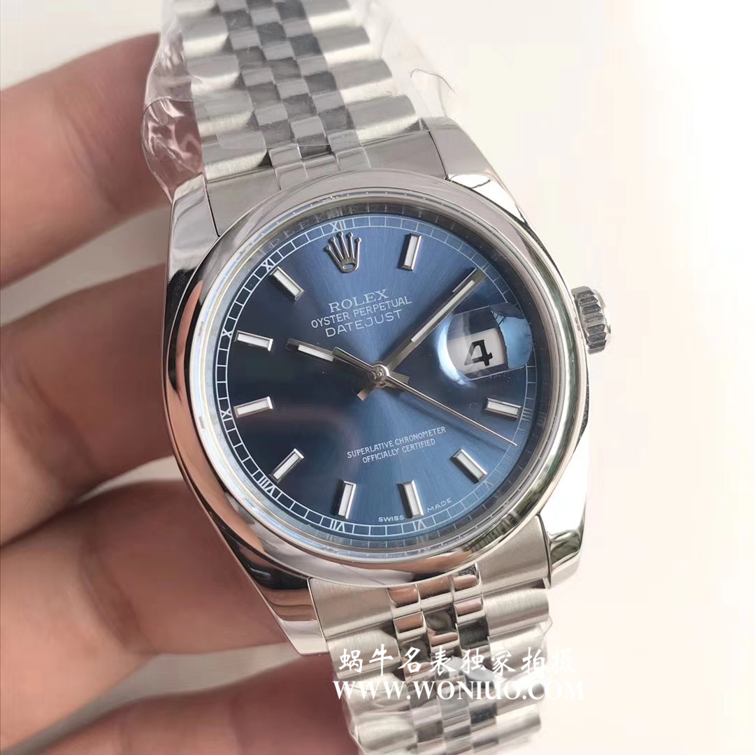 【AR一比一超A高仿表】 Rolex   Datejust 36系列116200-72600蓝盘 wrist watch  / RBD203