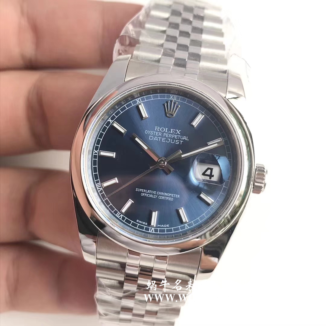 【AR一比一超A高仿表】 Rolex   Datejust 36系列116200-72600蓝盘 wrist watch  / RBD203