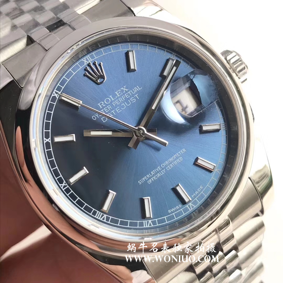 【AR一比一超A高仿表】 Rolex   Datejust 36系列116200-72600蓝盘 wrist watch  / RBD203