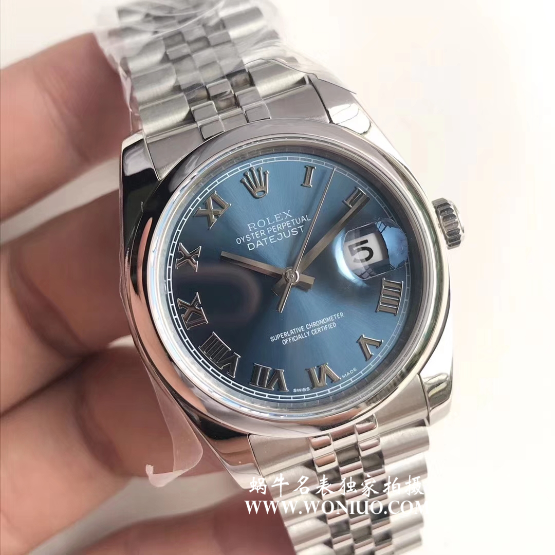 【AR一比一超A高仿表】 Rolex   Datejust 36系列116200-72600蓝盘 wrist watch  / RBD203
