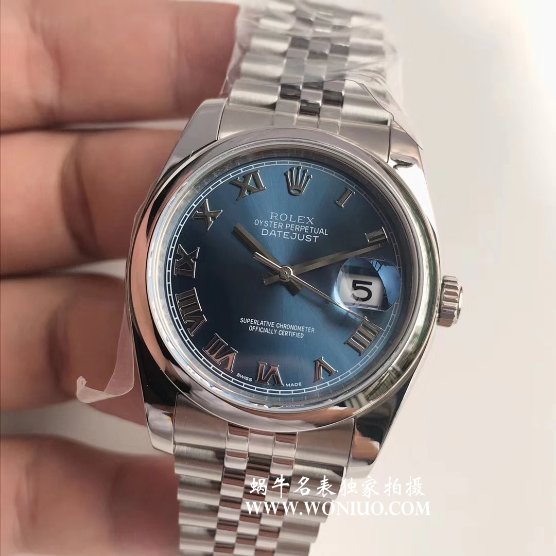 【AR一比一超A高仿表】 Rolex   Datejust 36系列116200-72600蓝盘 wrist watch  / RBD203