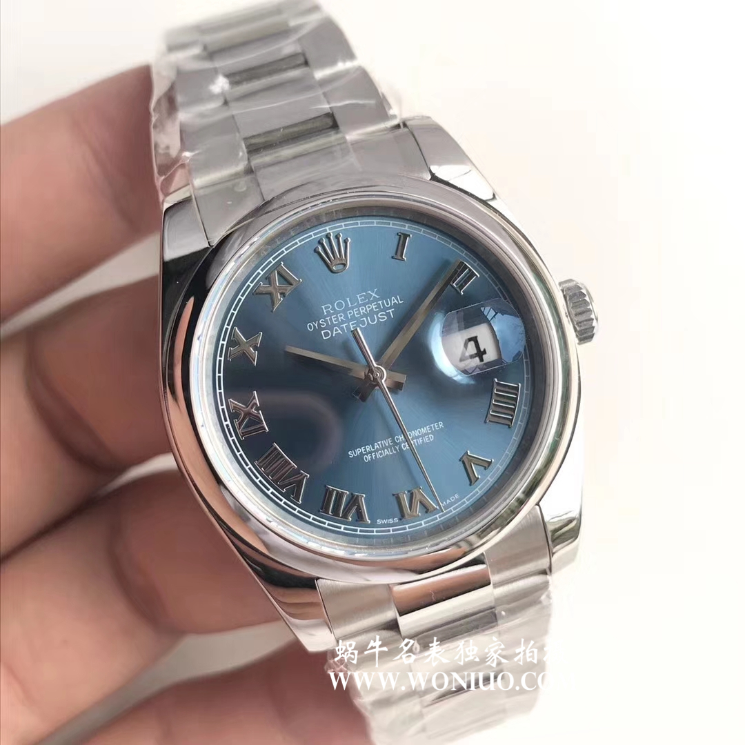 【AR一比一超A高仿表】 Rolex   Datejust 36系列116200-72600蓝盘 wrist watch  / RBD203