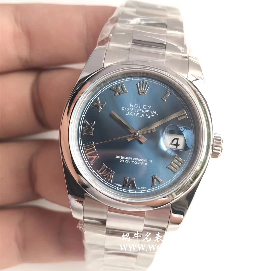 【AR一比一超A高仿表】 Rolex   Datejust 36系列116200-72600蓝盘 wrist watch  / RBD203