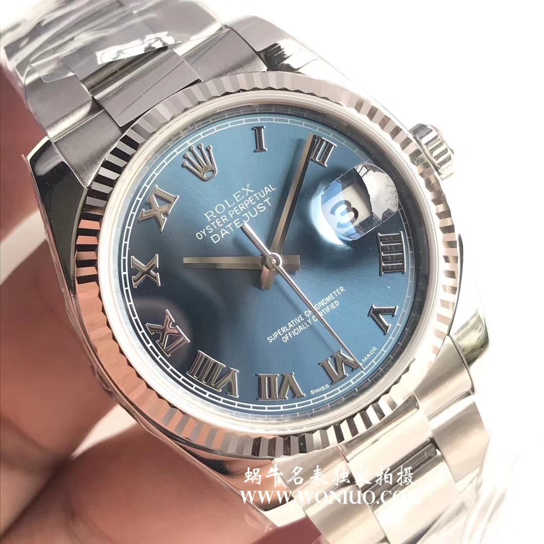 【AR一比一超A高仿表】 Rolex   Datejust 36系列116200-72600蓝盘 wrist watch  / RBD203