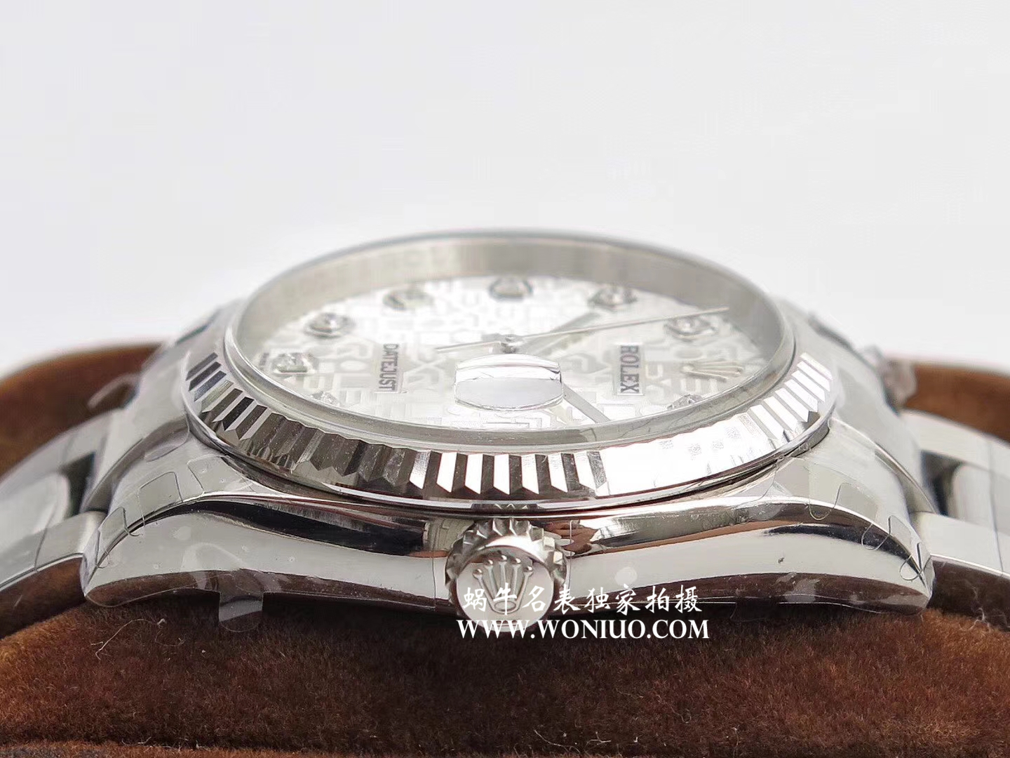 【DJ一比一超A高仿手表】 Rolex   Datejust 系列116238 钻石时标 花纹表盘女士 wrist watch  / R086