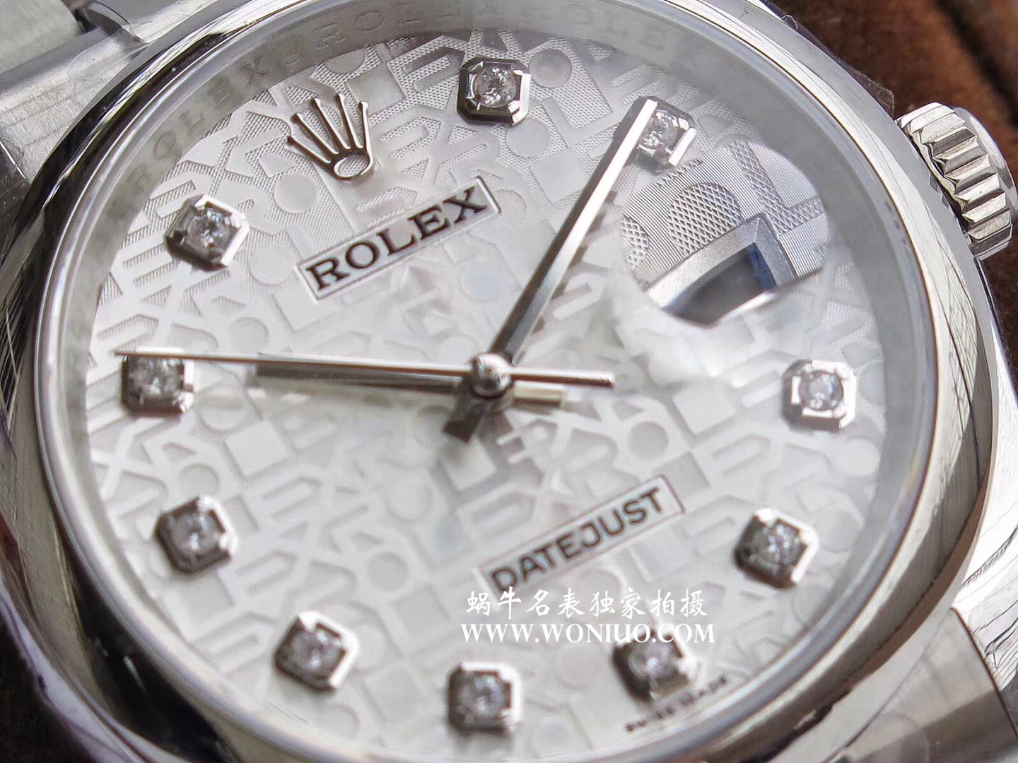 【DJ一比一超A高仿手表】 Rolex   Datejust 系列116238 钻石时标 花纹表盘女士 wrist watch  / R086