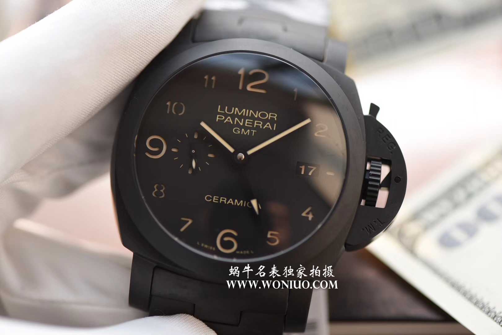 【 Video analysis VS一比一超A高仿手表】Panerai LUMINOR 1950系列PAM00438全 Composite  wrist watch  / VSBFPAM00438