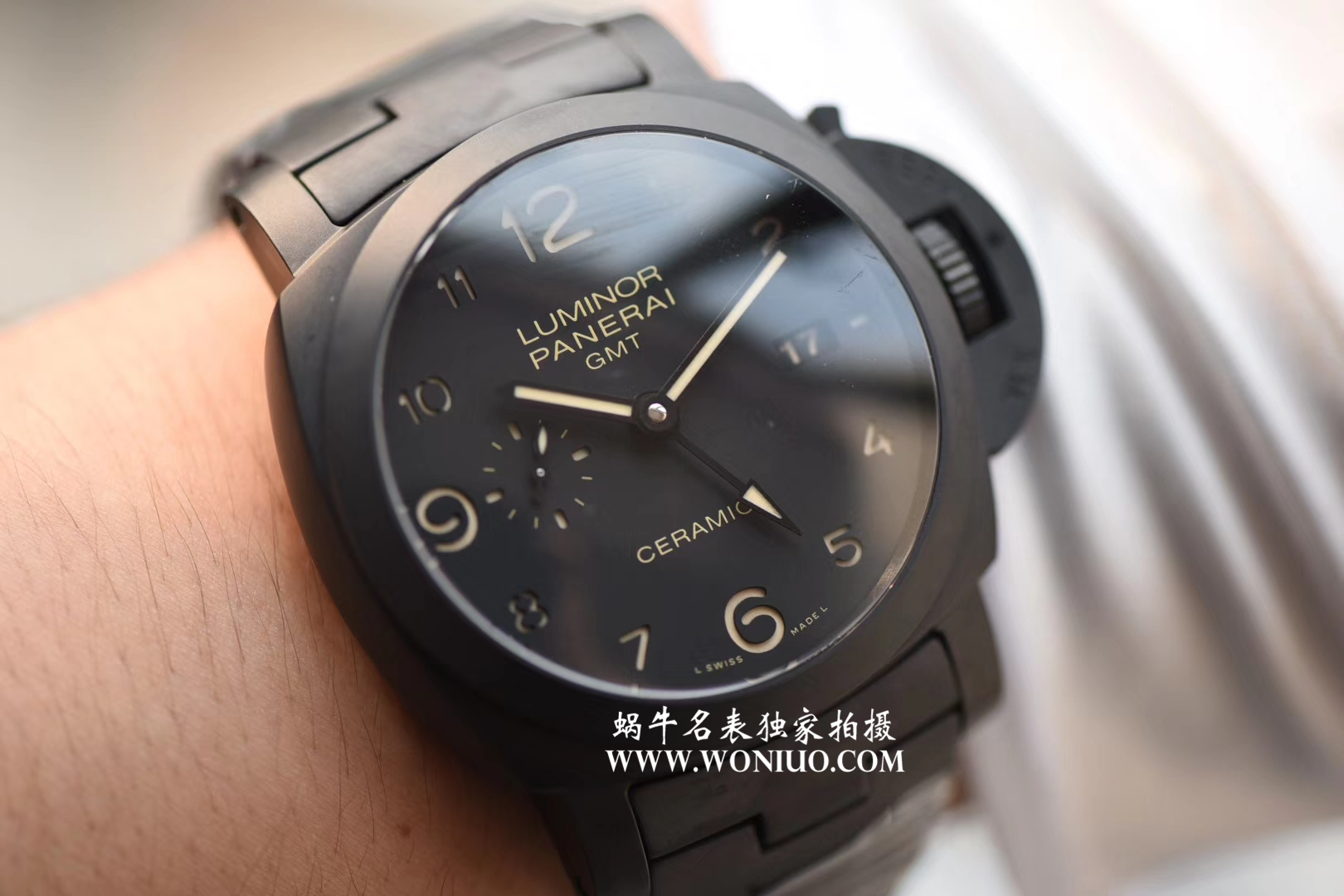 【 Video analysis VS一比一超A高仿手表】Panerai LUMINOR 1950系列PAM00438全 Composite  wrist watch  / VSBFPAM00438