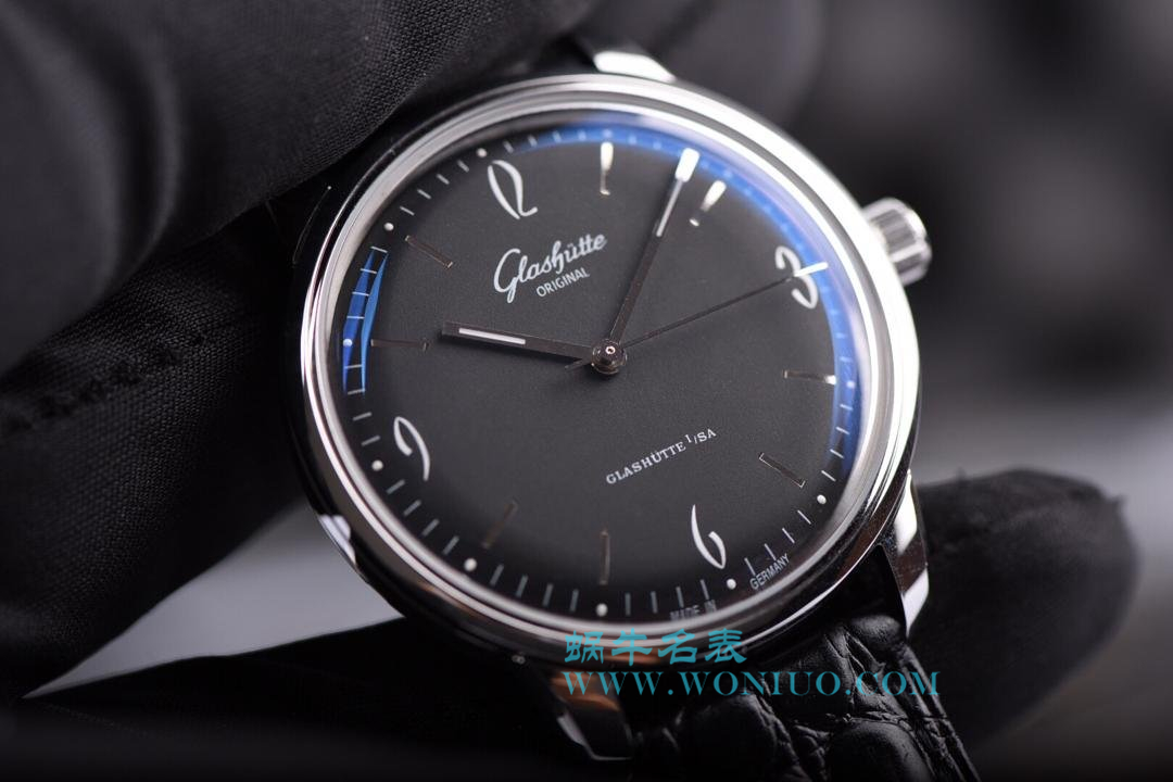 【YL Factory 出品】glashuette original原创20世纪复古系列1-39-52-04-02-04机械 wrist watch 《黑面》 / GLA021