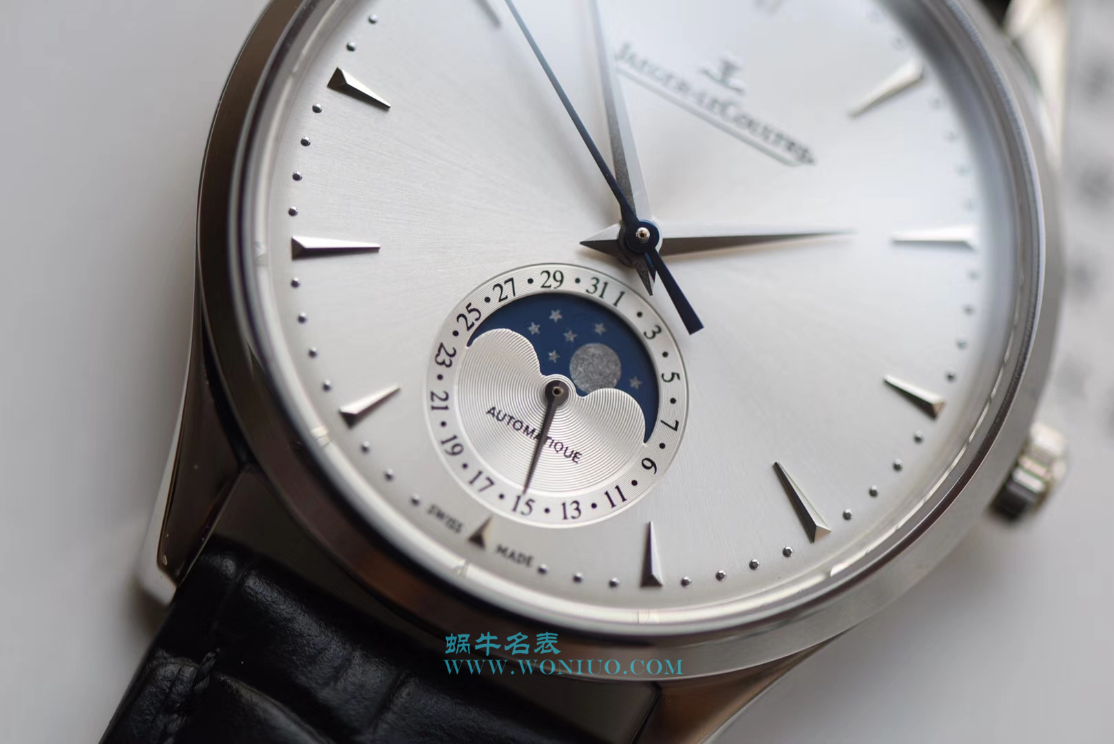 【VF一比一超A高仿手表V2版本】 Jaeger-LeCoultre 月相大师Q1368420 男士 wrist watch  / JJ038