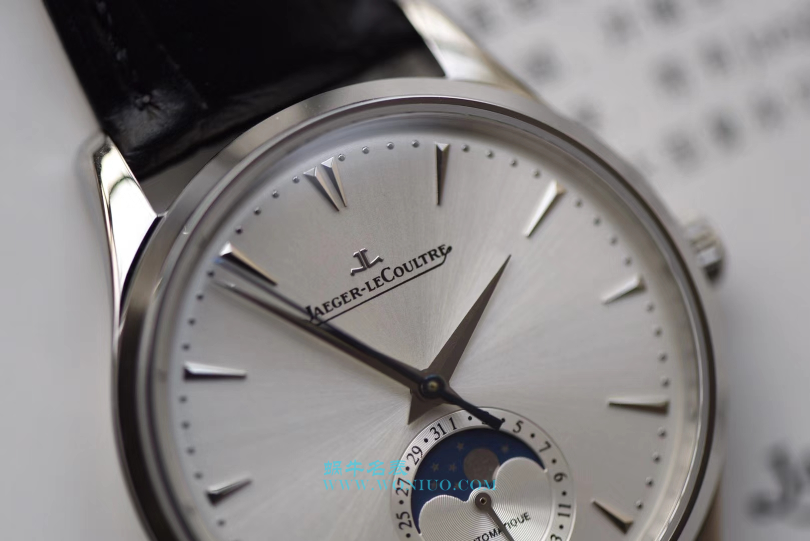 【VF一比一超A高仿手表V2版本】 Jaeger-LeCoultre 月相大师Q1368420 男士 wrist watch  / JJ038