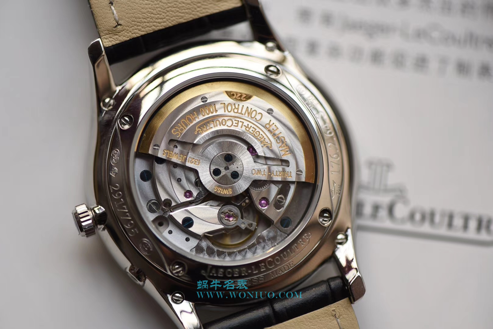 【VF一比一超A高仿手表V2版本】 Jaeger-LeCoultre 月相大师Q1368420 男士 wrist watch  / JJ038