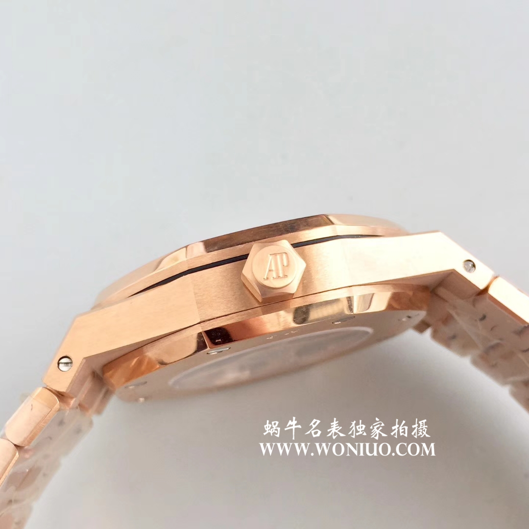 【 Video analysis JF一比一超A高仿手表】Audemars Piguet 皇家橡树双摆轮镂空系列15407ST.OO.1220ST.01 wrist watch  / APBD131