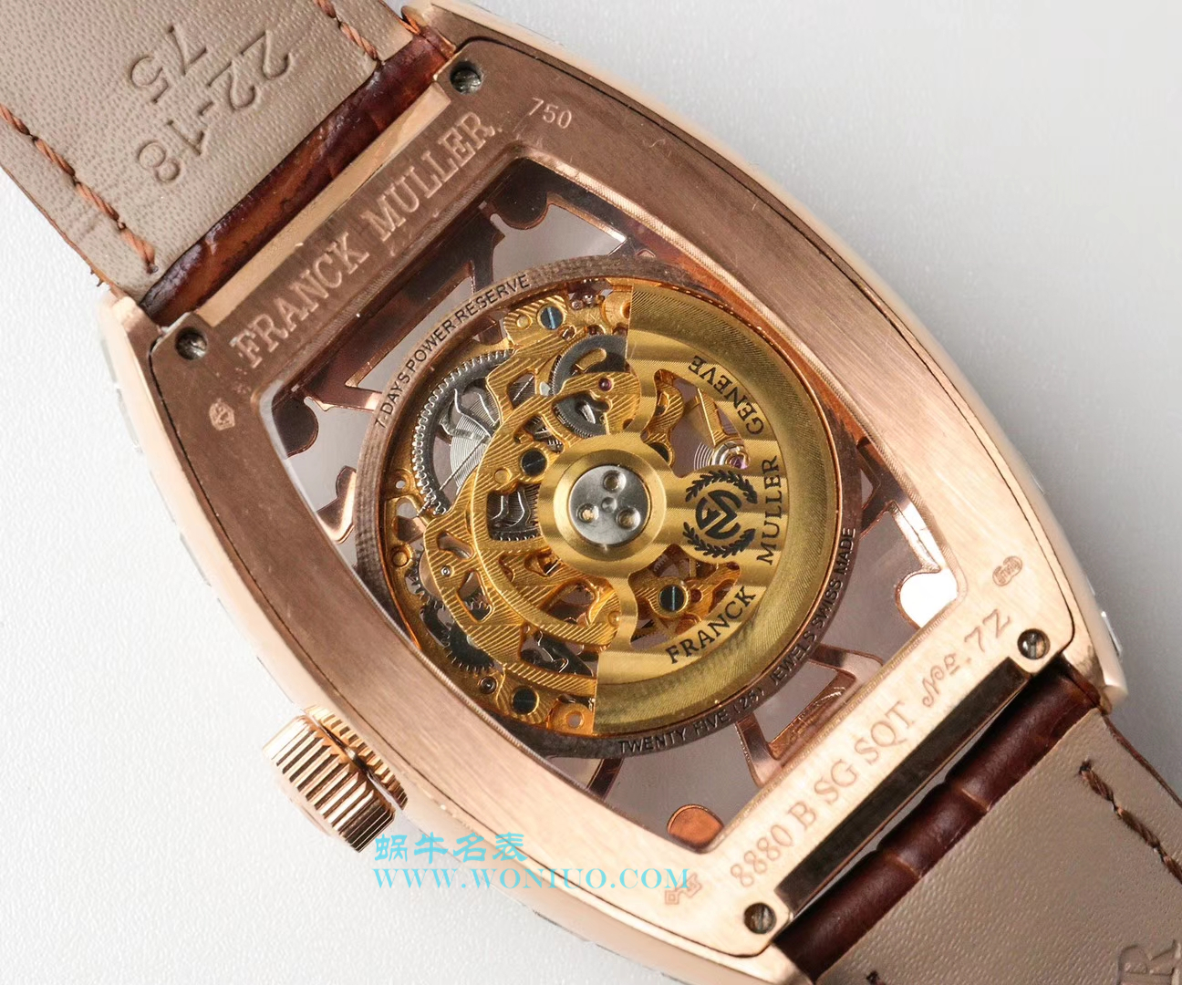 【UF一比一超A高仿手表】 Franck Muller MEN'S COLLECTION系列8880  新品珍藏版方钻新款 / FL025