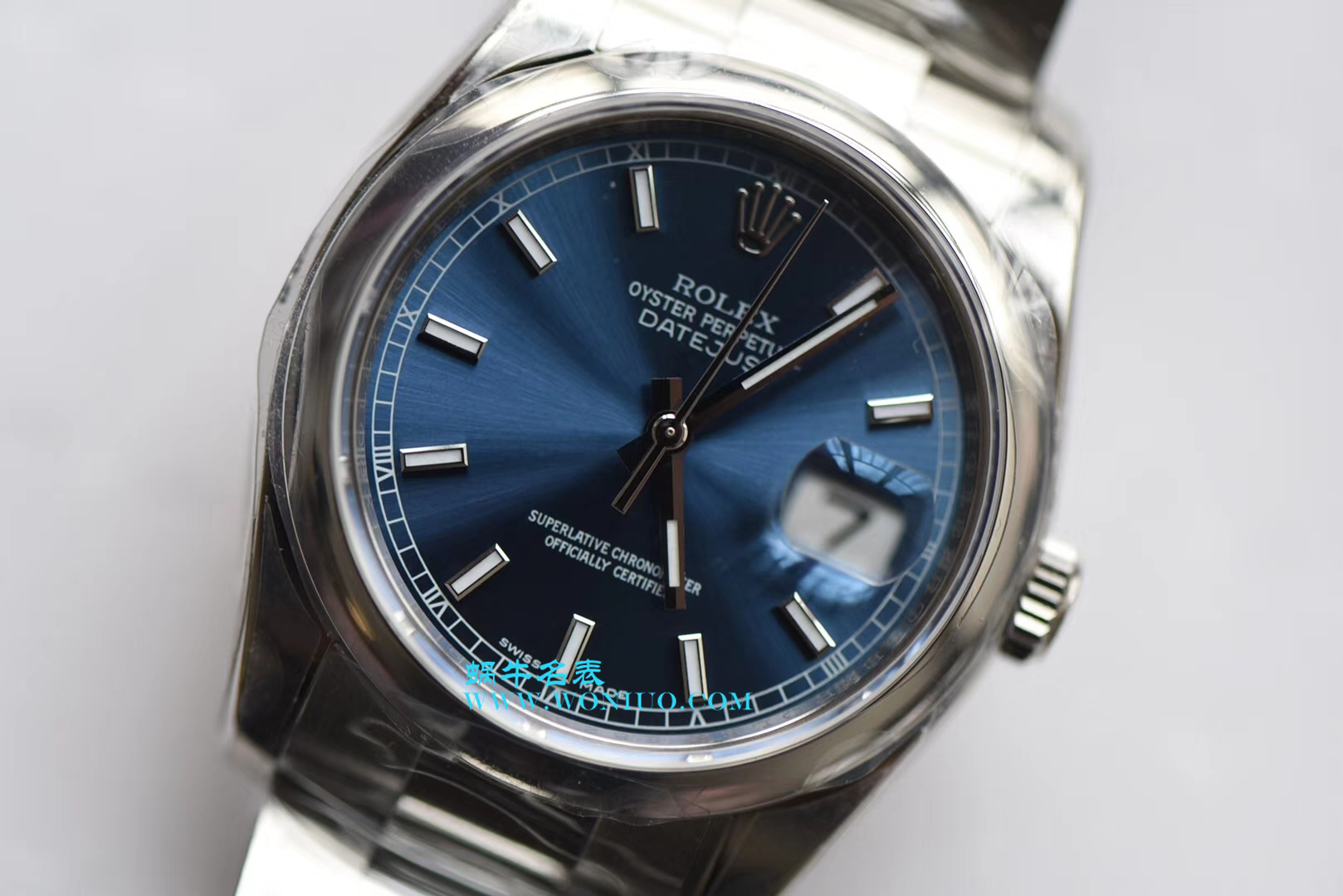 【AR一比一超A高仿手表】 Rolex   Datejust 系列116200-72600蓝盘36毫米中性 wrist watch 男女均可戴 / R207