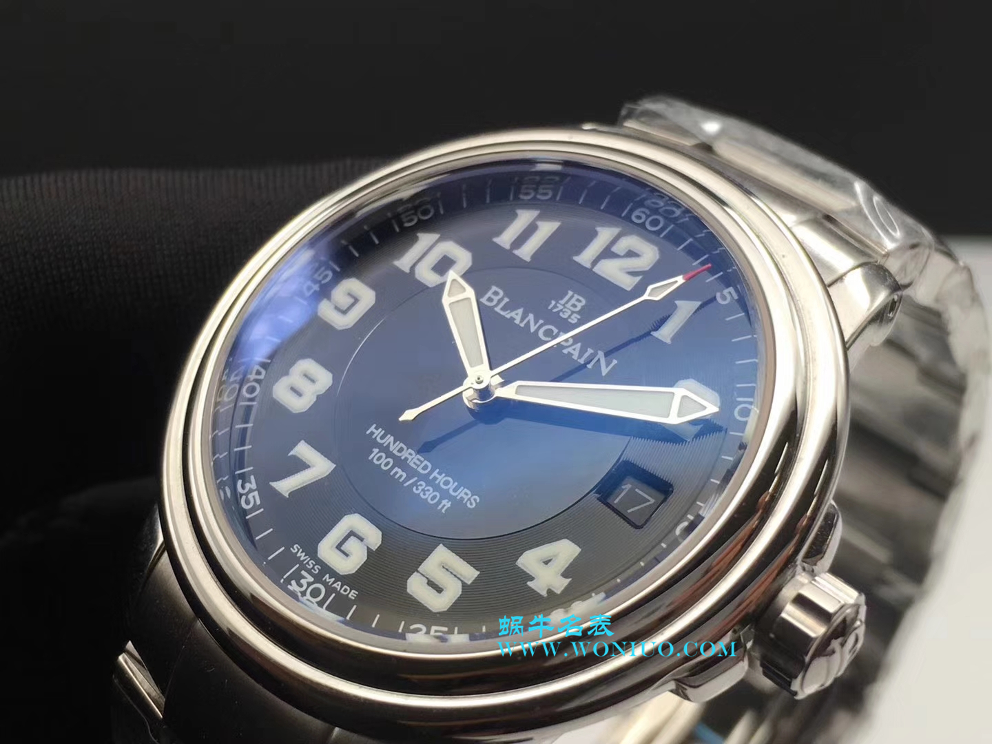 【 Video analysis 3A一比一超A高精仿手表】Blancpain Blancpain 领袖系列莱芒湖2100-1130m-63b wrist watch  / BP015