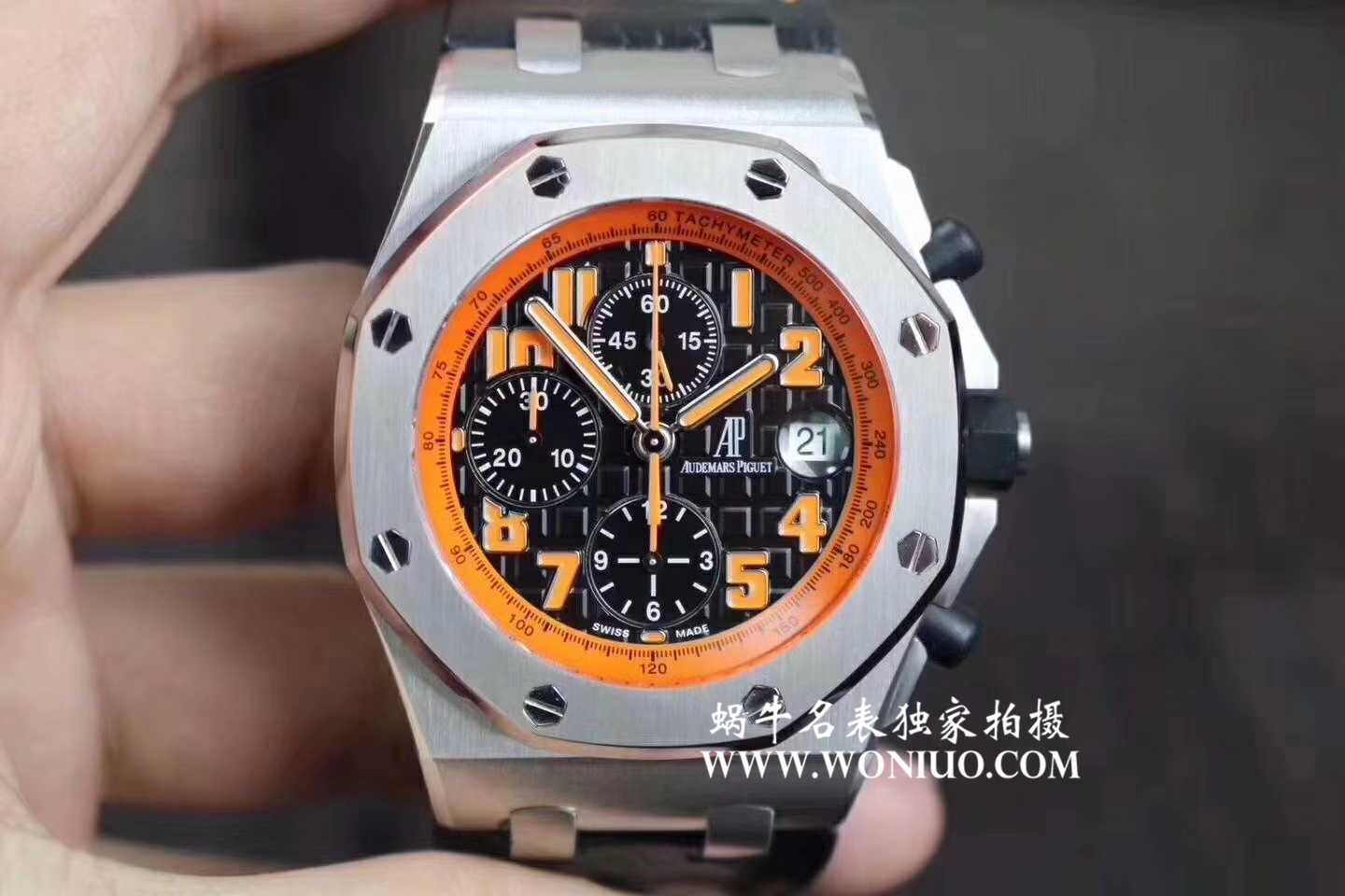 【JF Factory 超A精仿手表】Audemars Piguet  Royal Oak Offshore 系列《橙色火焰“火山”》26170ST.OO.D101CR.01 wrist watch  / APCD049