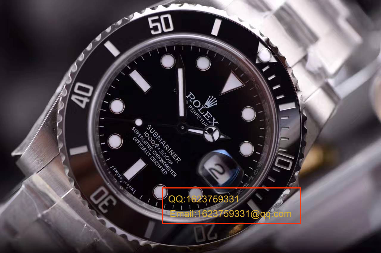 【独家视频测评N Factory V7版本】1:1超A高精仿手表 Rolex  Submariner 型系列116610LN-97200 《 Submariner 》  / R107