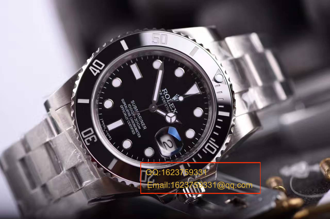 【独家视频测评N Factory V7版本】1:1超A高精仿手表 Rolex  Submariner 型系列116610LN-97200 《 Submariner 》  / R107