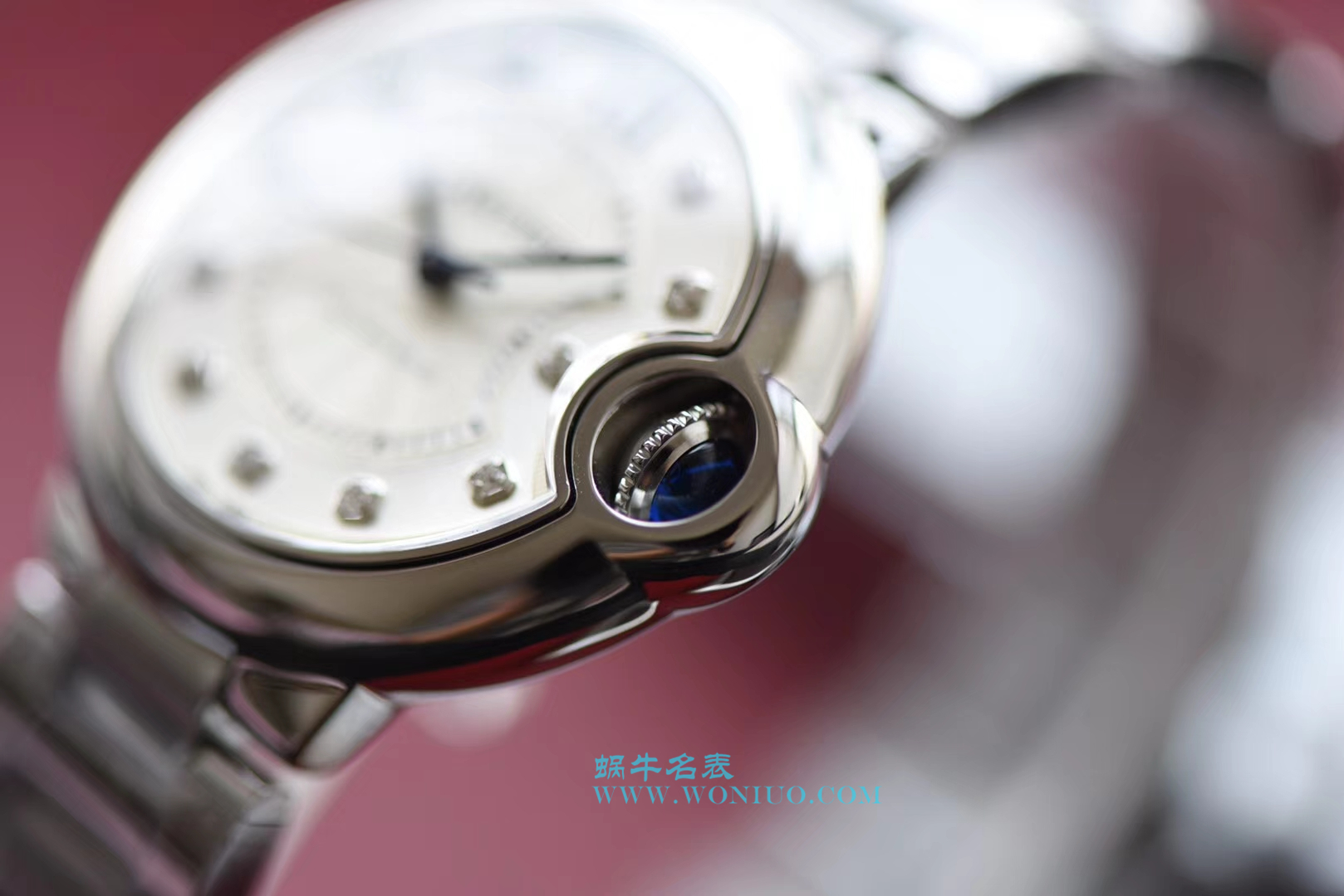 【V6一比一超A高仿手表】 Cartier  蓝气球系列WE902074女装33毫米机械 wrist watch  / K149