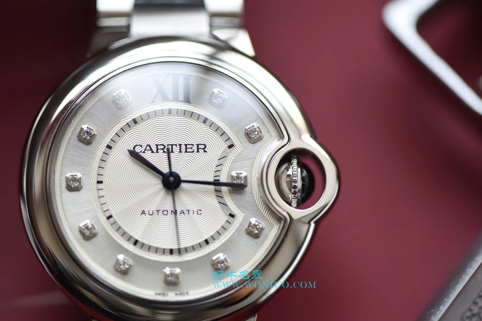 【V6一比一超A高仿手表】 Cartier  蓝气球系列WE902074女装33毫米机械 wrist watch  / K149