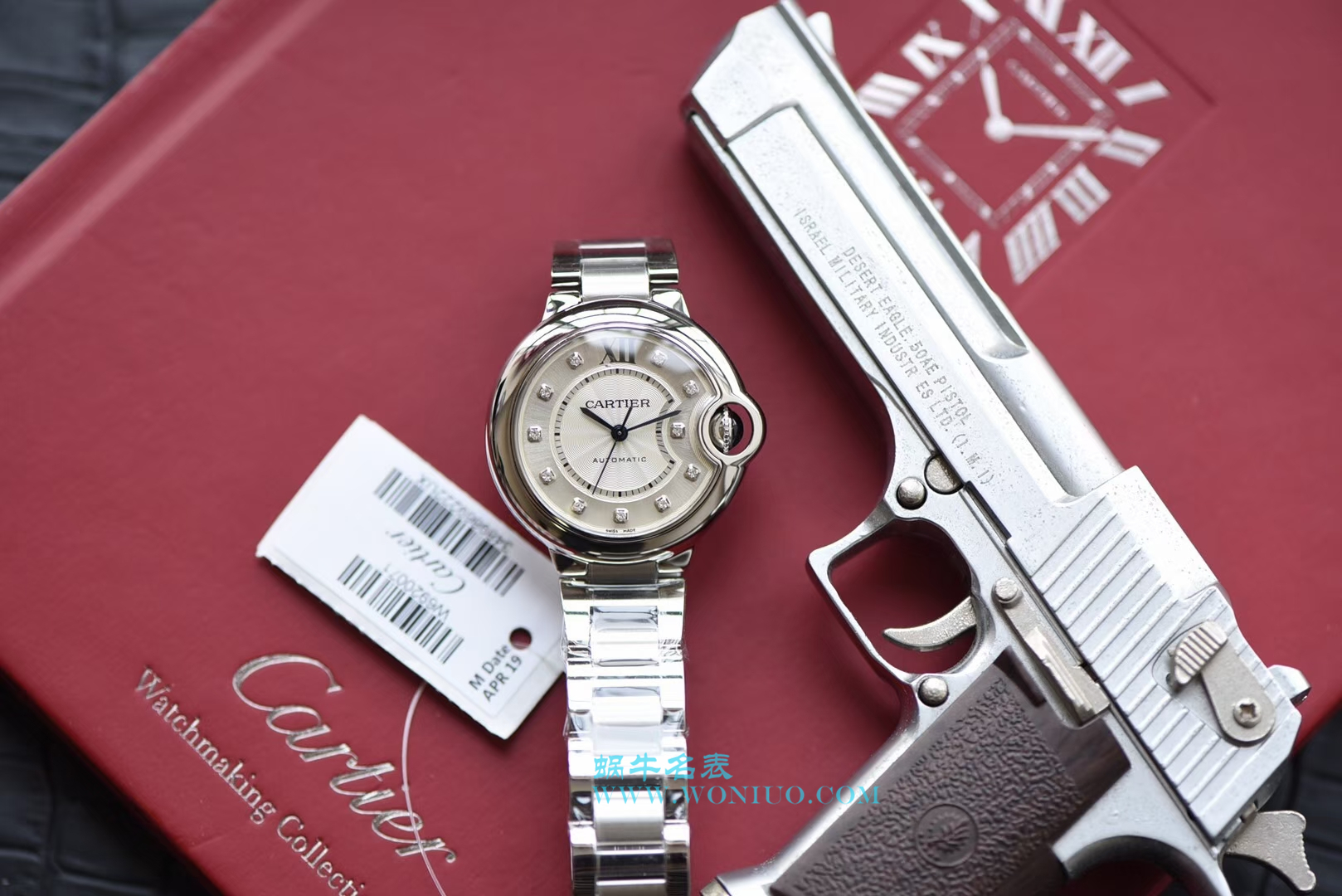 【V6一比一超A高仿手表】 Cartier  蓝气球系列WE902074女装33毫米机械 wrist watch  / K149