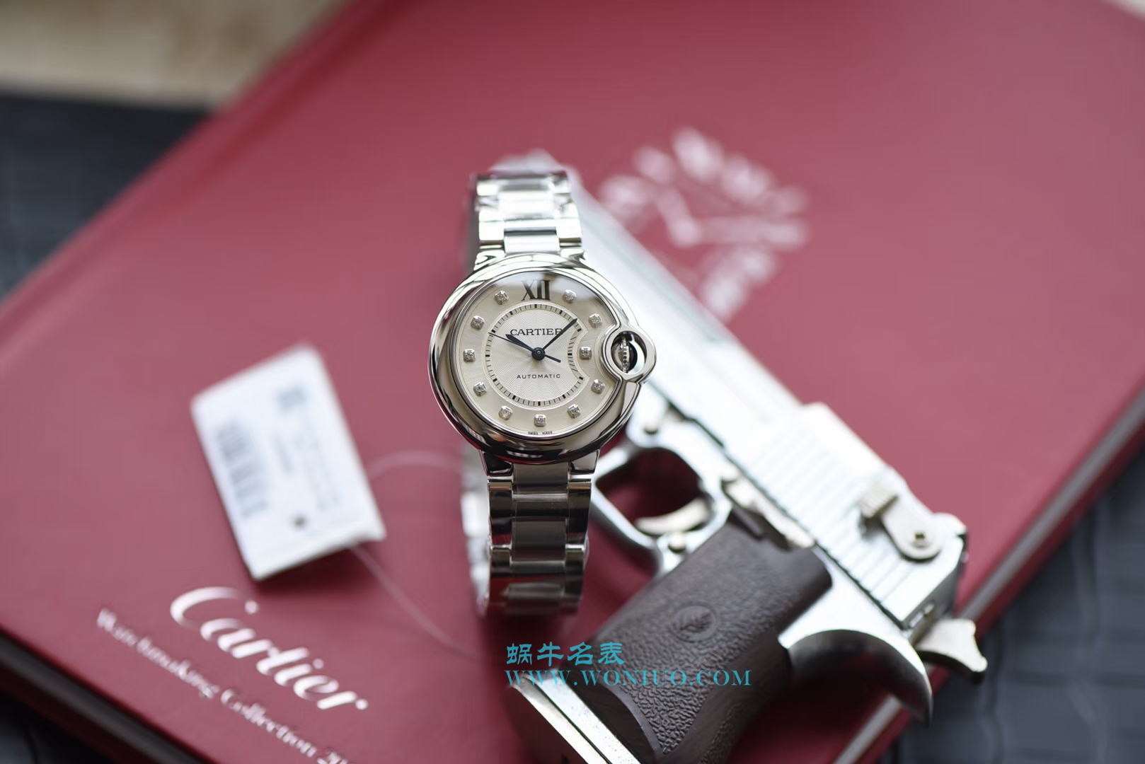 【V6一比一超A高仿手表】 Cartier  蓝气球系列WE902074女装33毫米机械 wrist watch  / K149