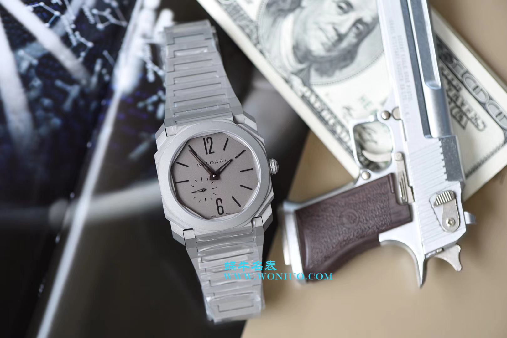 【台湾 Factory 一比一超A高仿手表】 BVLGARI OCTO系列102713 BGO40C14TTXTAUTO wrist watch  / BZ016