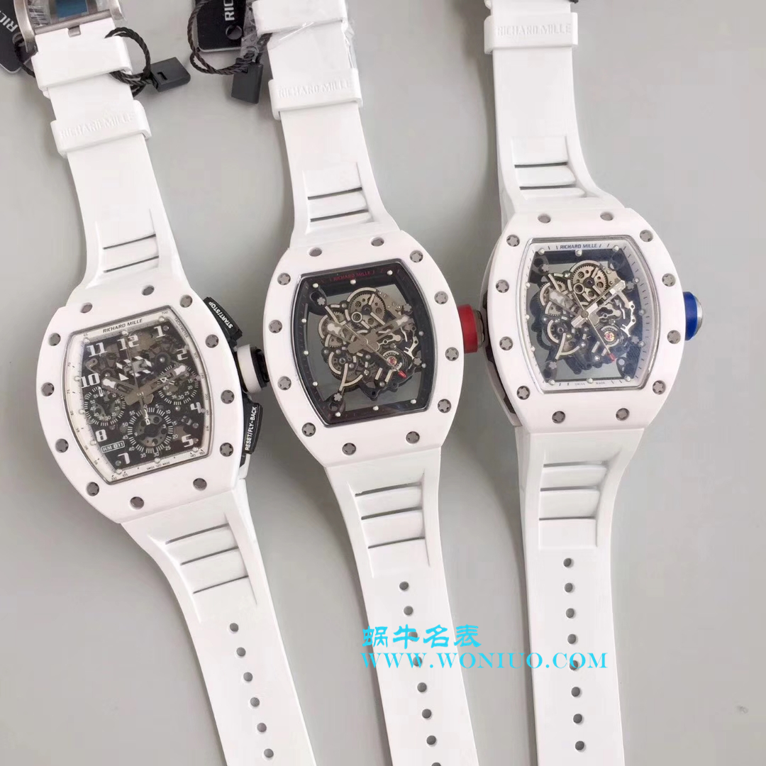 【KV一比一超A高仿手表】RICHARD MILLE RICHARD MILLE男士系列RM 055白 Composite 白色橡胶带新款 wrist watch  / RM 055D